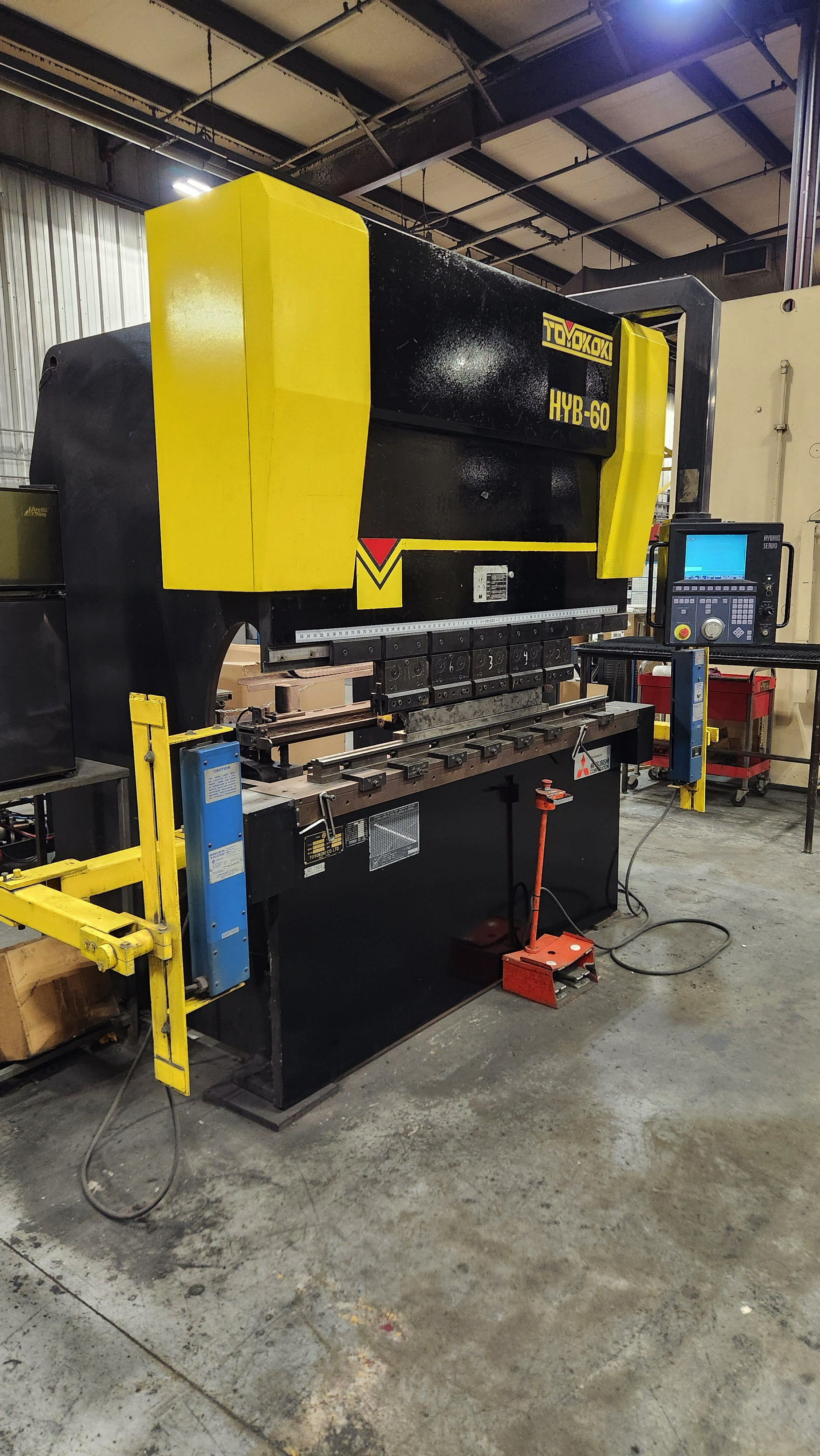 72 Ton X 79” Toyokoki HYB-60-20 CNC Hydraulic Press Brake